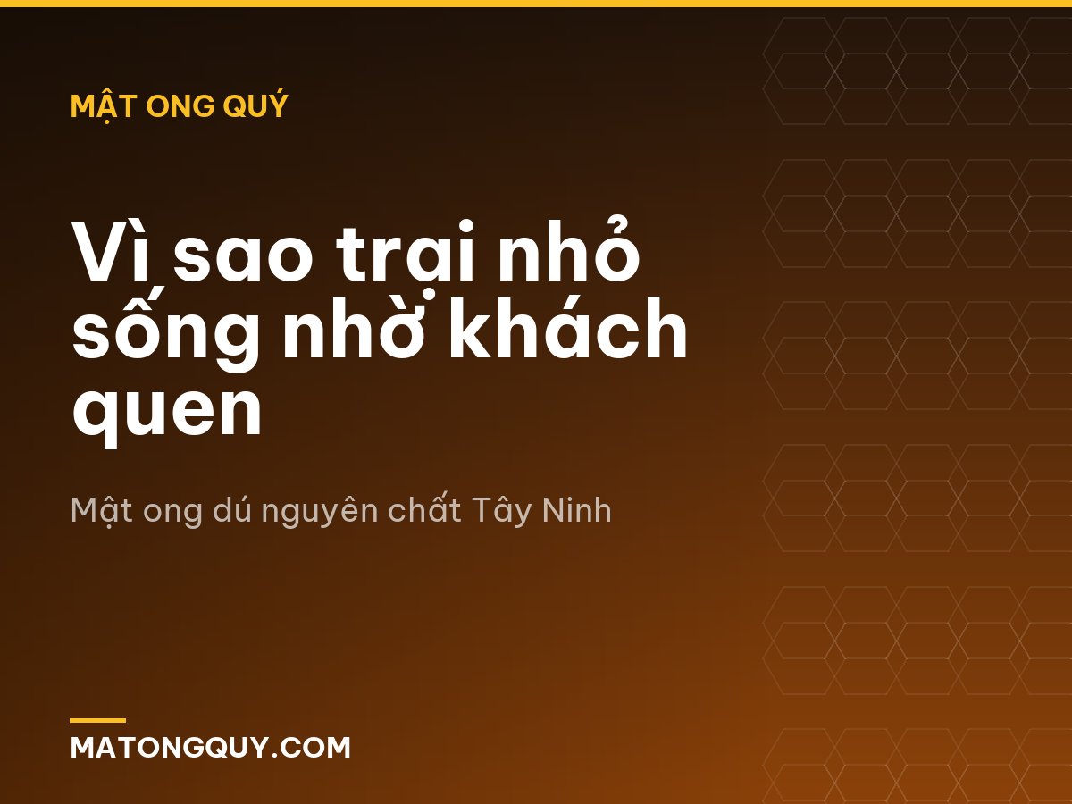 Vì sao trại nhỏ sống nhờ khách quen
