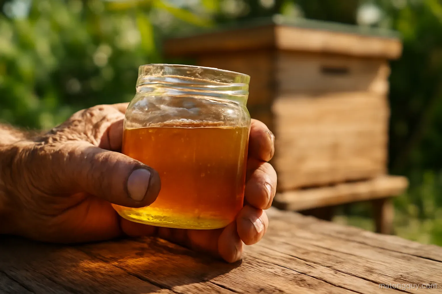Mật ong dú Tây Ninh bị loãng mùa nóng: cách lựa chọn thời điểm uống an toàn